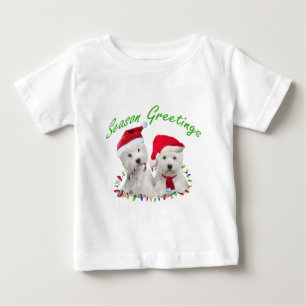 West Highland Terrier Christmas Pals Baby T-Shirt