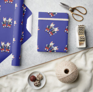 West Highland Terrier Dancing Scottish Ceilidh Wrapping Paper