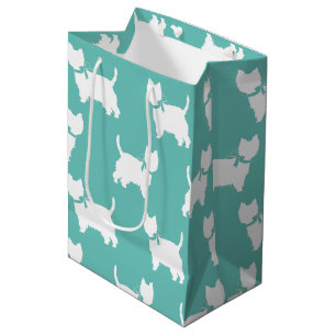 West Highland Terrier Dog Puppy Westie Medium Gift Bag