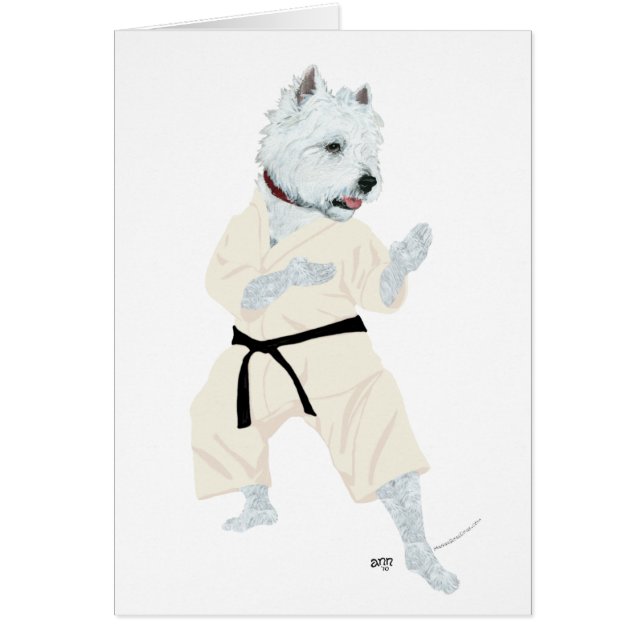 West Highland Terrier KARATE ! (Front)