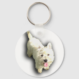 West Highland Terrier Key Ring