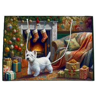 West Highland Terrier  Large Gift Bag
