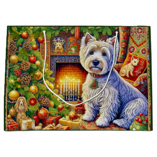 West Highland Terrier Large Gift Bag