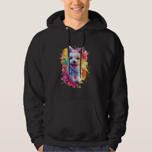 West Highland Terrier Lovers Art West Highland Whi Hoodie