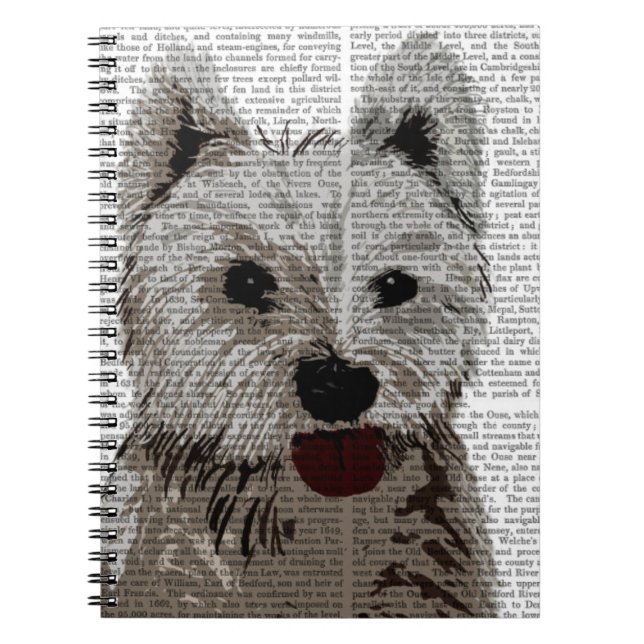 West Highland Terrier Plain Notebook (Front)