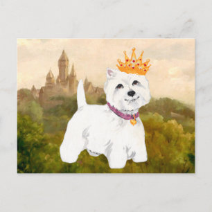 West Highland Terrier Princess / Prince Postcard