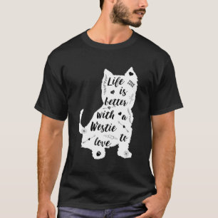 West Highland Terrier Shirt Design For Westie Dog