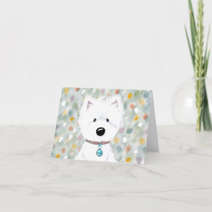 West Highland Terrier Thank You Card