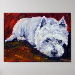West Highland Terrier Wall Print