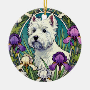 West Highland Terrier Westie                       Ceramic Ornament
