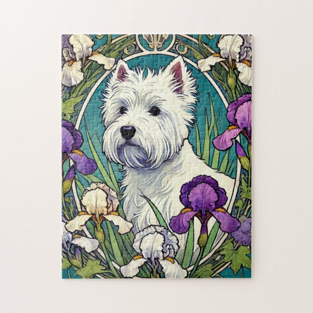 West Highland Terrier Westie                       Jigsaw Puzzle (Vertical)