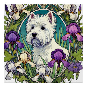 West Highland Terrier Westie Poster