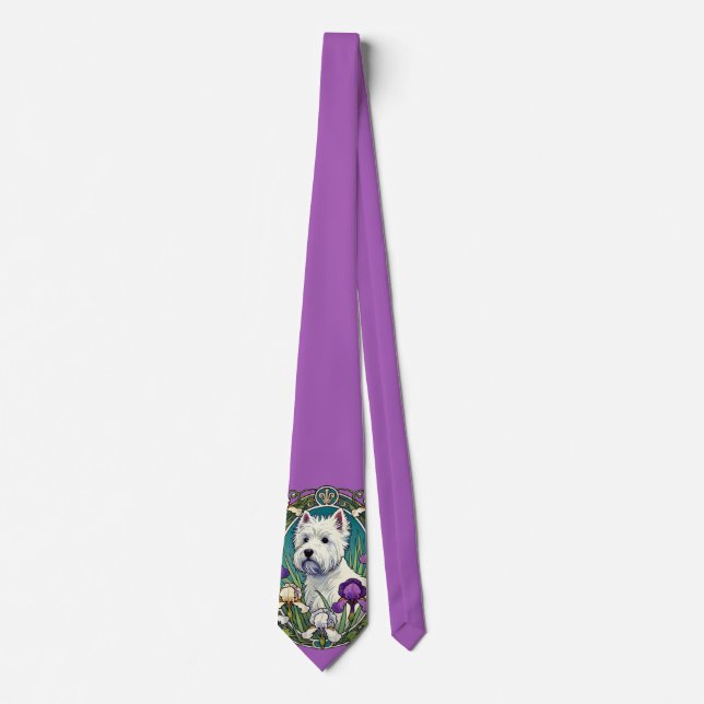West Highland Terrier Westie                       Tie (Front)