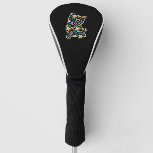 West Highland TerrierFlower Golf Head Cover