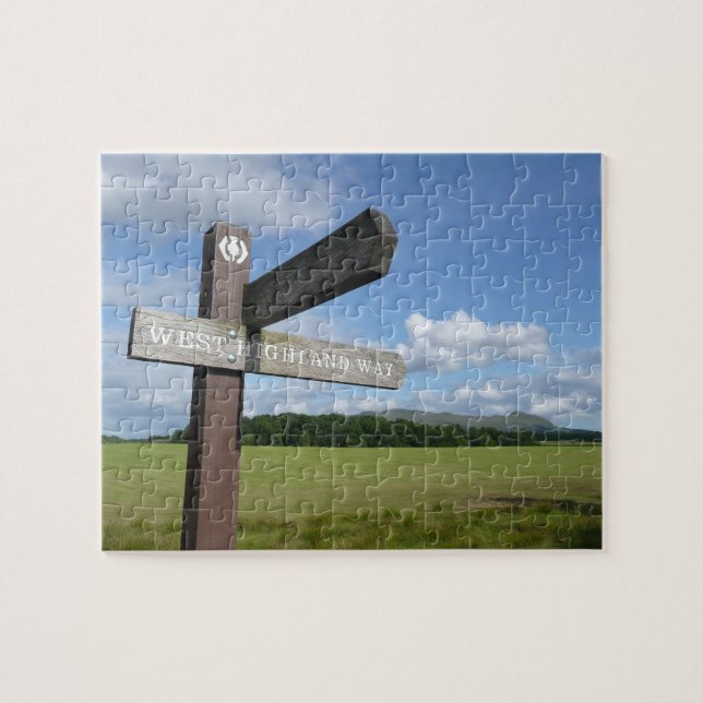 West Highland Way Sign Jigsaw Puzzle (Horizontal)