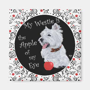 West Highland White Terrier Apple of my Eye Magnet