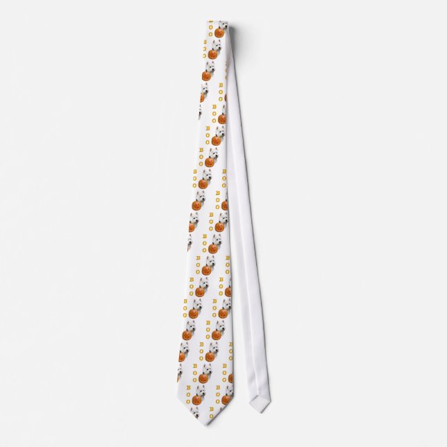 West Highland White Terrier Boo Tie (Front)
