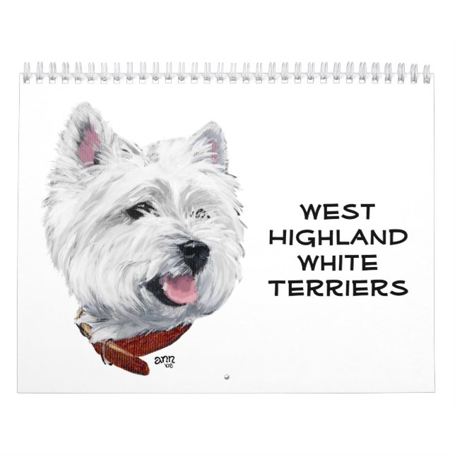 West Highland White Terrier CALENDAR (Cover)