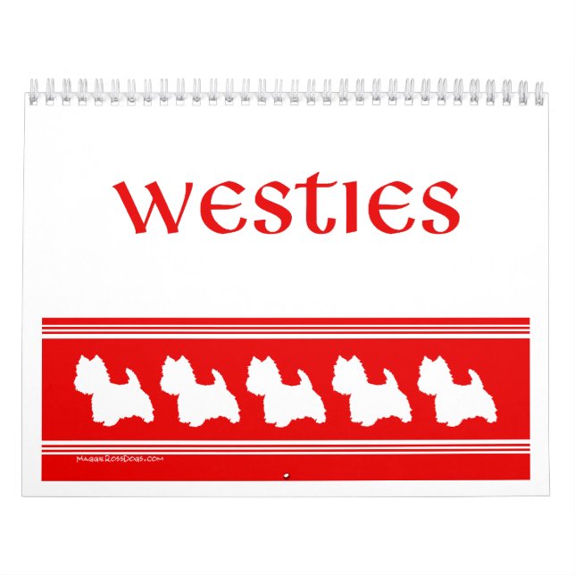 West Highland White Terrier CALENDAR (Cover)