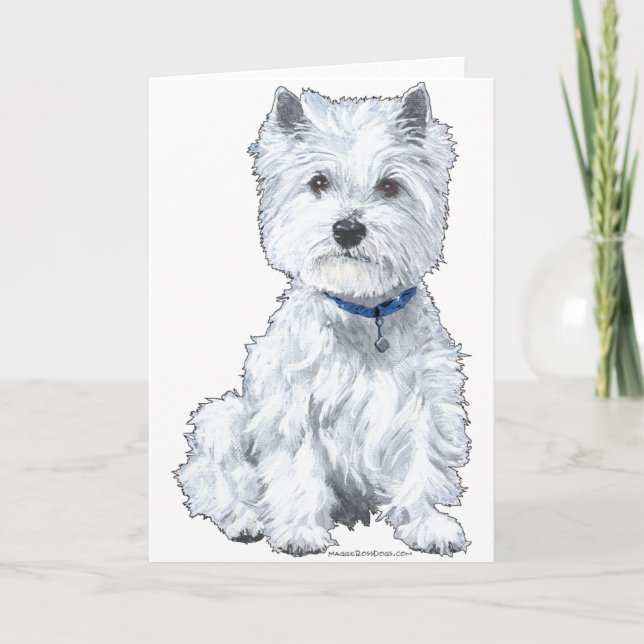 West Highland White Terrier Card (Front)