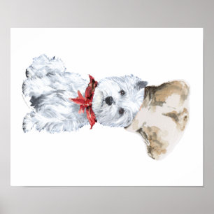 West Highland White Terrier Chef Poster