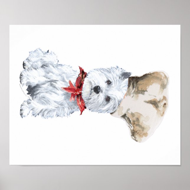 West Highland White Terrier Chef Poster (Front)