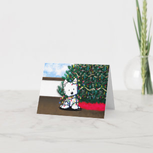 West Highland White Terrier Christmas Card
