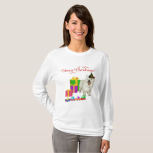 West Highland White Terrier Christmas Elf T-Shirt