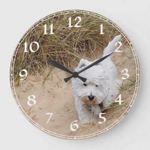 West Highland White Terrier Clock