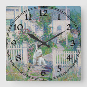 West Highland White Terrier Clock