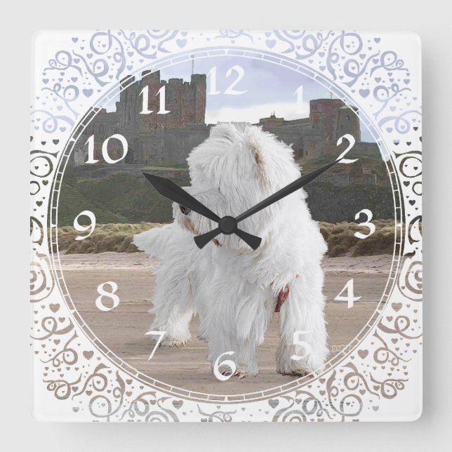 West Highland White Terrier Clock (Front)