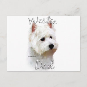 West Highland White Terrier Dad 2 Postcard