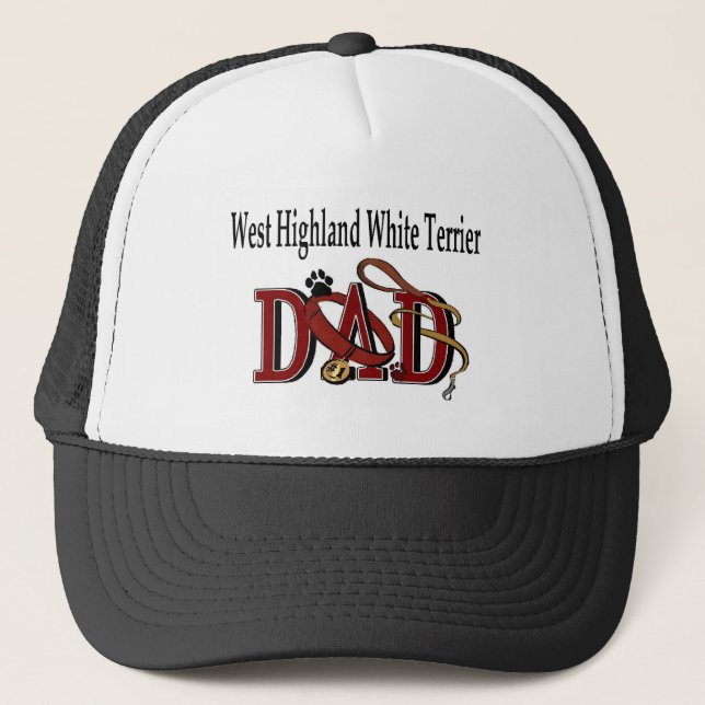 West Highland White Terrier Dad Hat (Front)