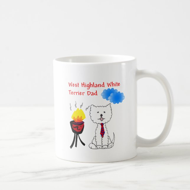 West Highland White Terrier Dad Mug (Right)