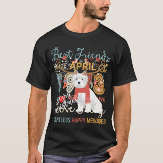 West Highland White Terrier Dog Christmas Westie T-Shirt