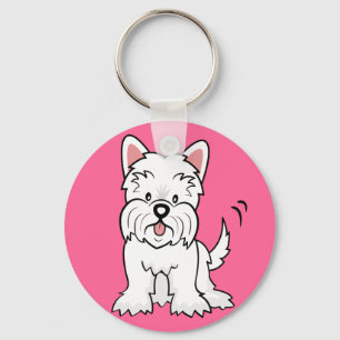 West Highland White Terrier Gifts and Merchandise Key Ring