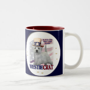 West Highland White Terrier Gifts Two-Tone Coffee Mug