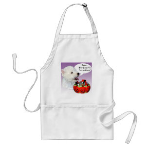 West Highland White Terrier Halloween Candy Standard Apron