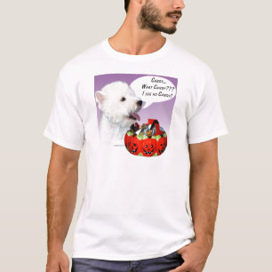 West Highland White Terrier Halloween Candy T-Shirt