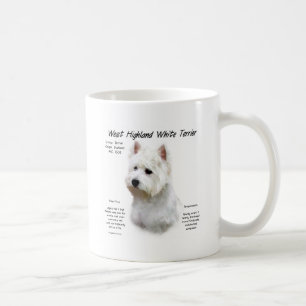 West Highland White Terrier History Design Coffee Mug