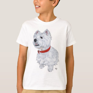 West Highland White Terrier - Looking Up T-Shirt