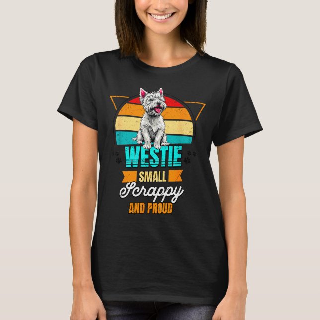 West Highland White Terrier Lover Funny Westie Dog T-Shirt (Front)