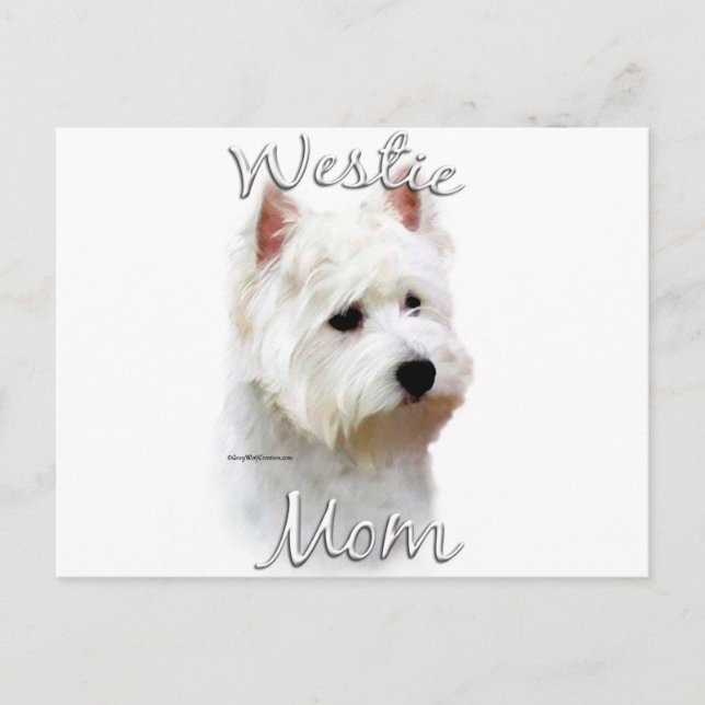 West Highland White Terrier Mum 2 Postcard (Front)