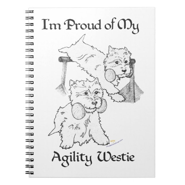 West Highland White Terrier NOTES Notebook (Front)