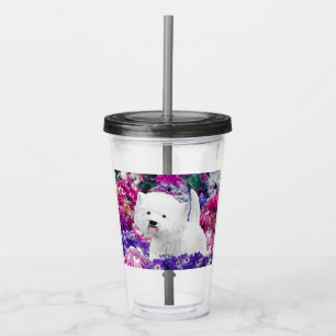 West Highland White Terrier Painting Dog Art Acrylic Tumbler