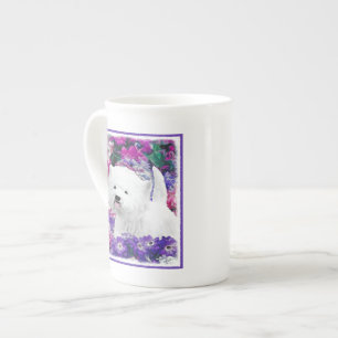 West Highland White Terrier Painting Dog Art Bone China Mug