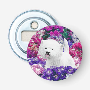 West Highland White Terrier Painting Dog Art Bottle Opener