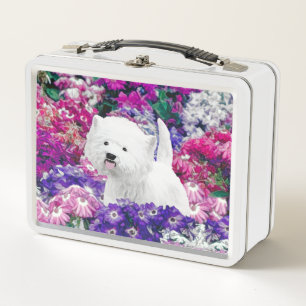 West Highland White Terrier Painting Dog Art Metal Lunch Box