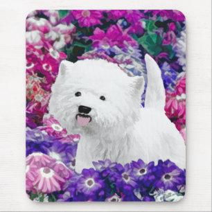 West Highland White Terrier Painting Dog Art Mouse Pad