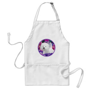 West Highland White Terrier Painting Dog Art Standard Apron